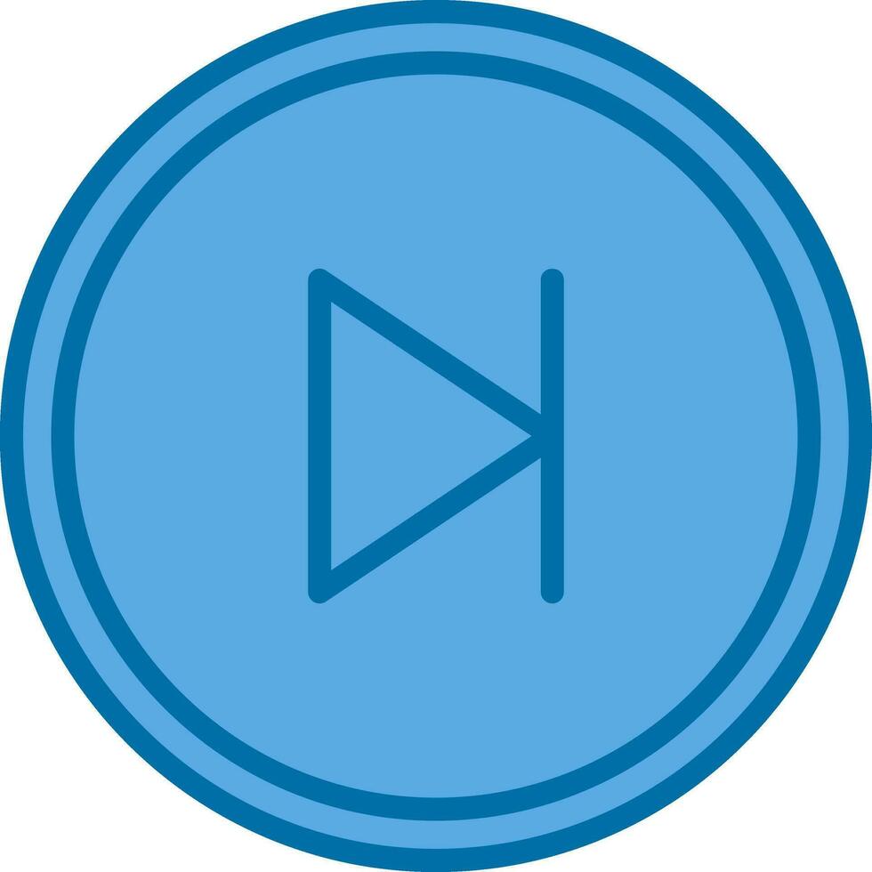 Skip Vector Icon Design