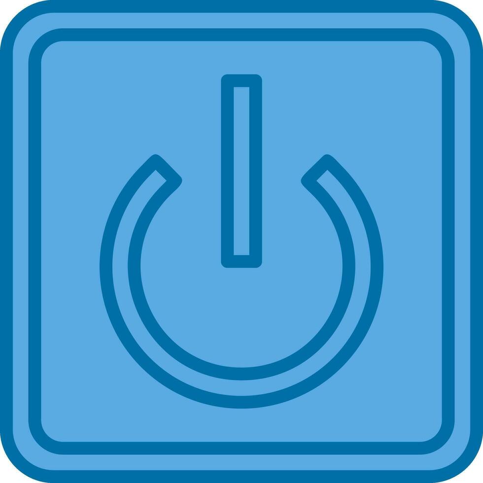 Power Button Off Vector Icon Design