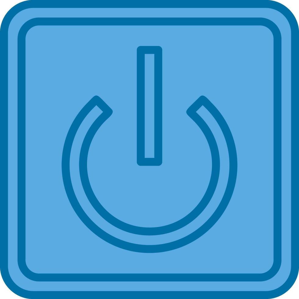 Power Button Off Vector Icon Design