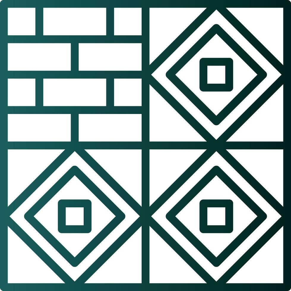 Tiles in Wales Vector Icon Design