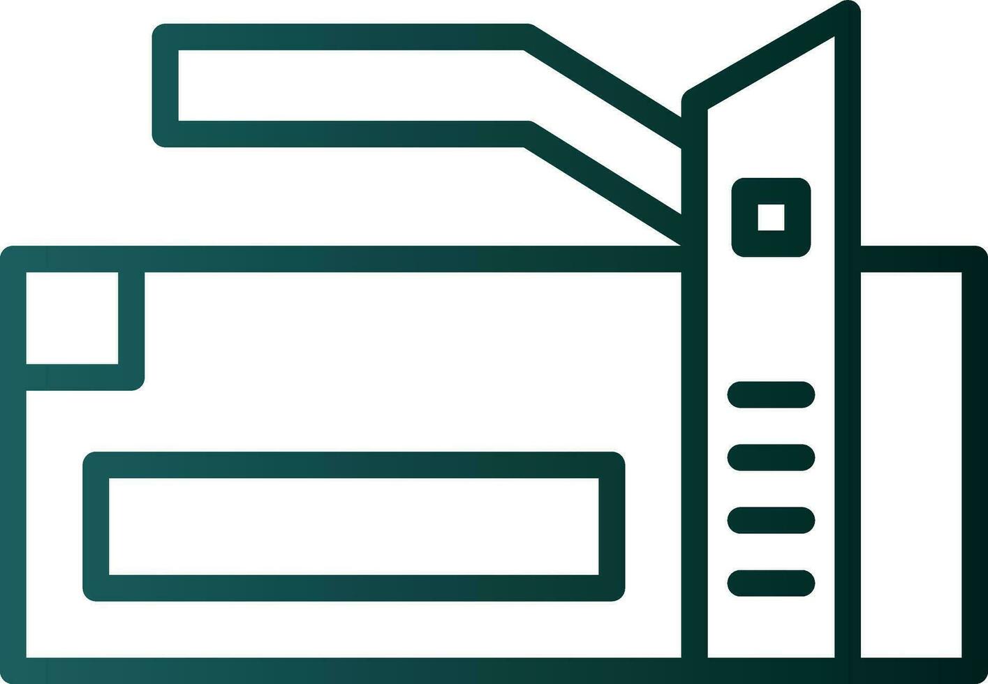 Staple Gun Vector Icon Design