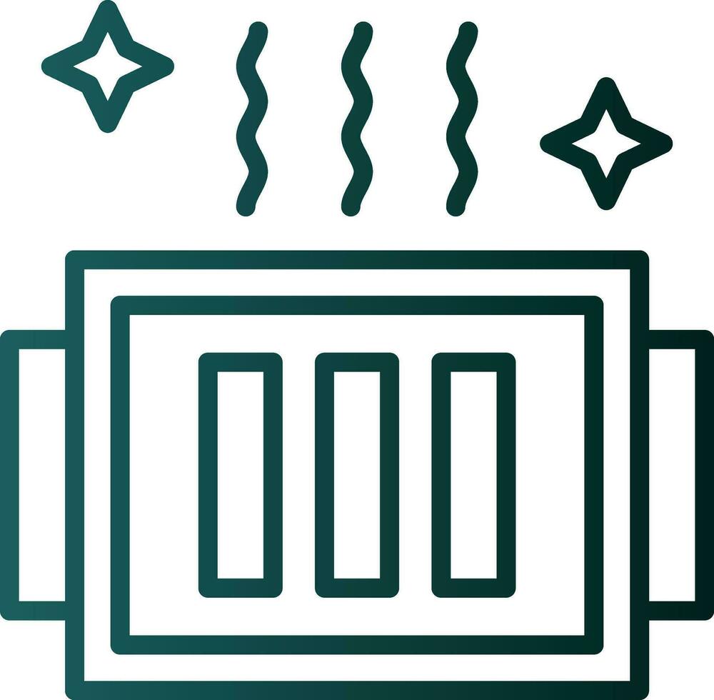diseño de icono de vector de radiador