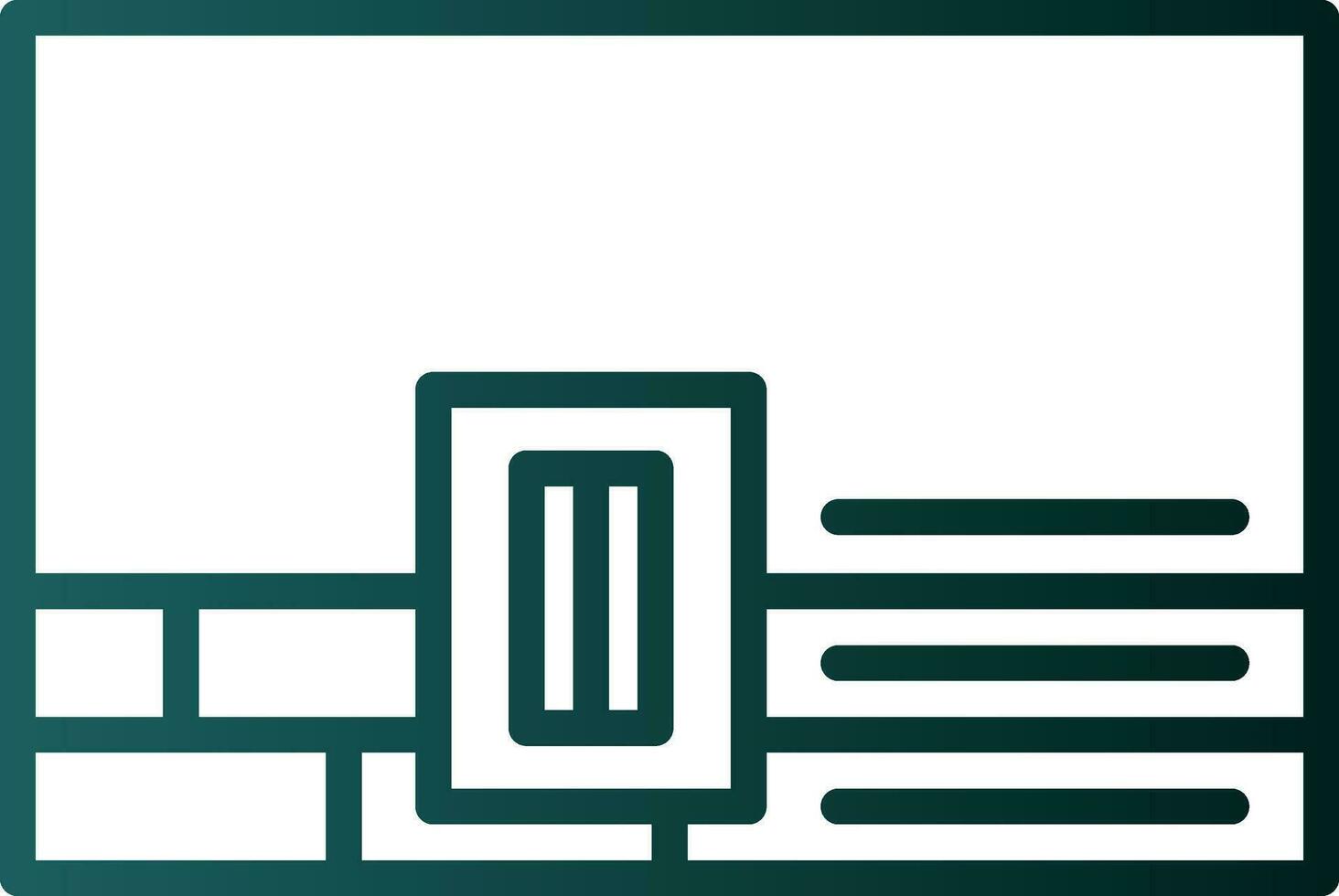 Wall Plastering Vector Icon Design