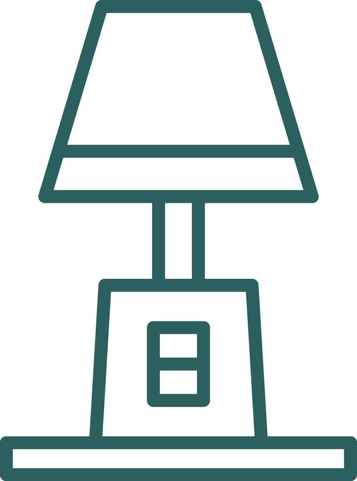 Lamp Vector Icon Design