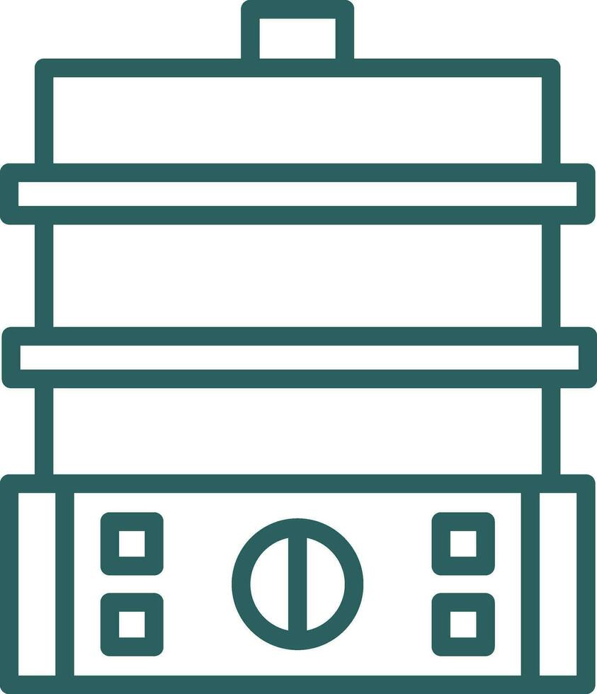 Food Steamer Vector Icon Design