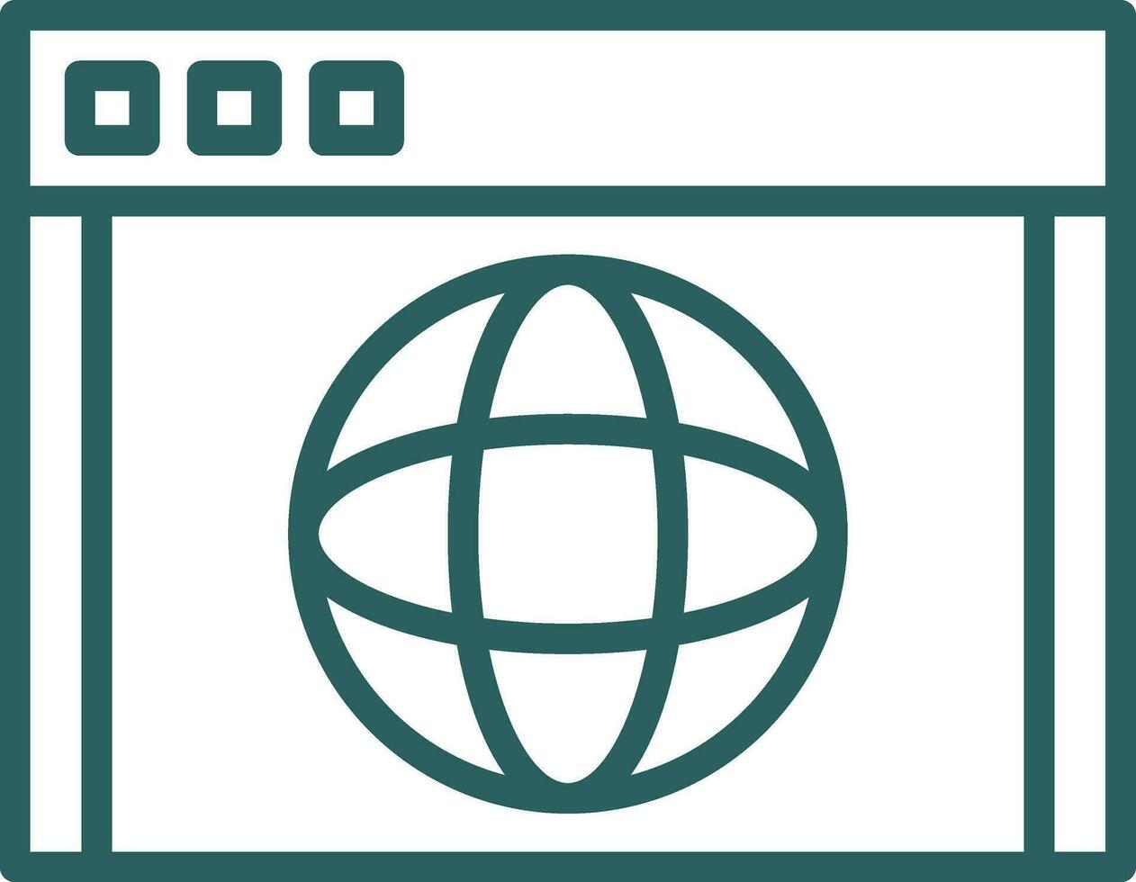 Web site Vector Icon Design