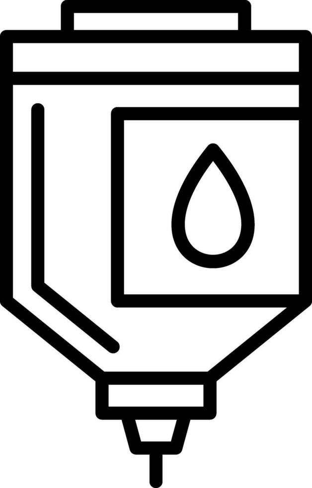 Blood bag Vector Icon Design