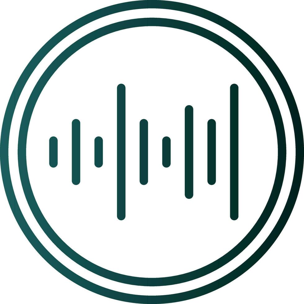 Sound waves Vector Icon Design