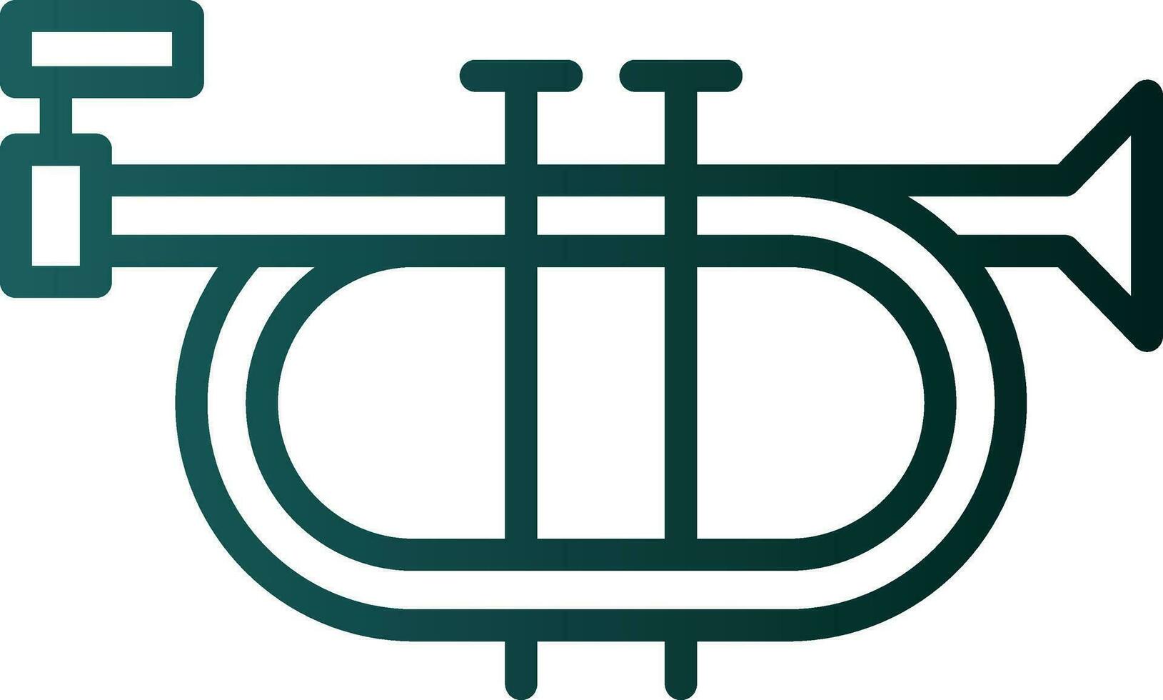 Trumpet Vector Icon Design