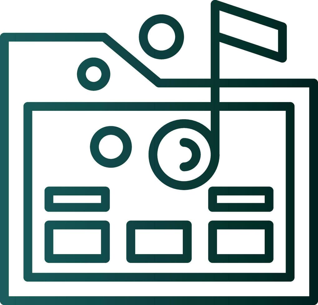 Music folder Vector Icon Design
