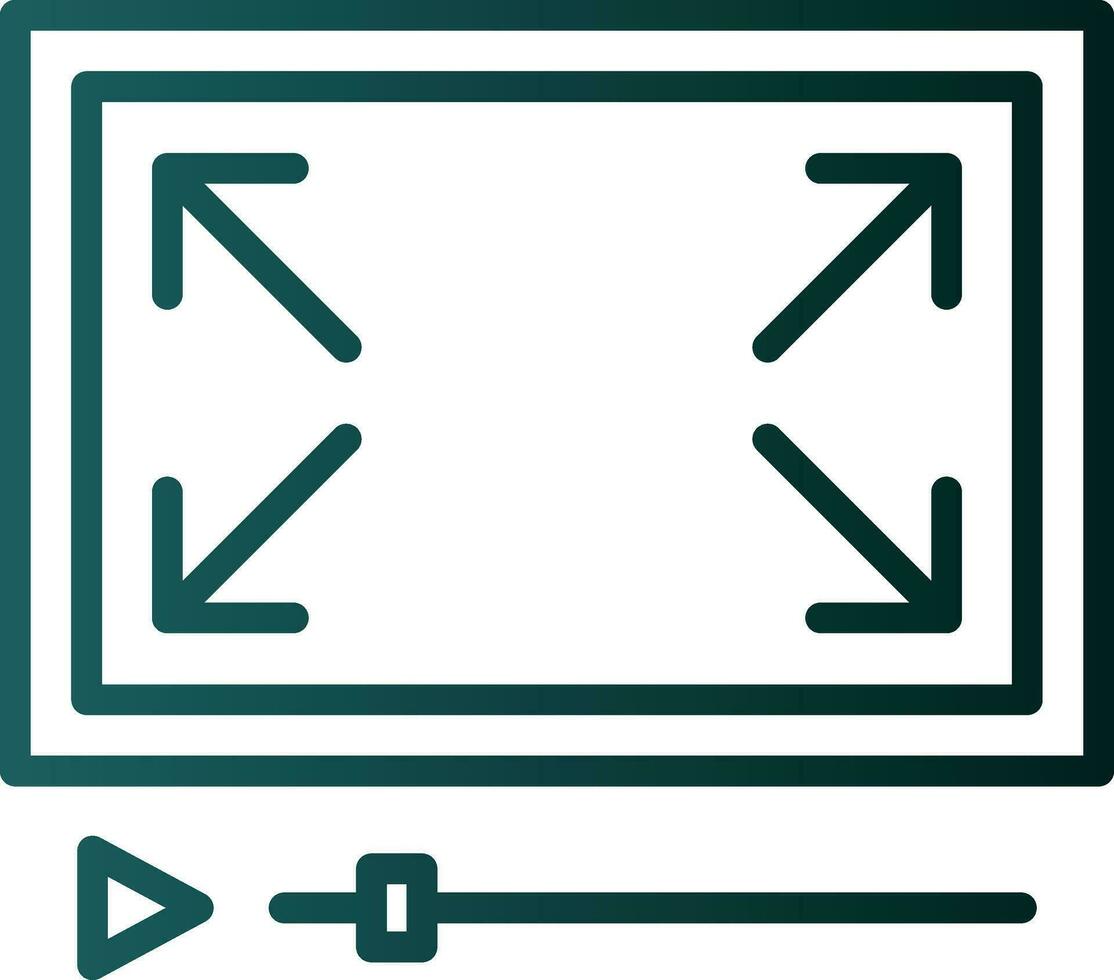Full screen Vector Icon Design