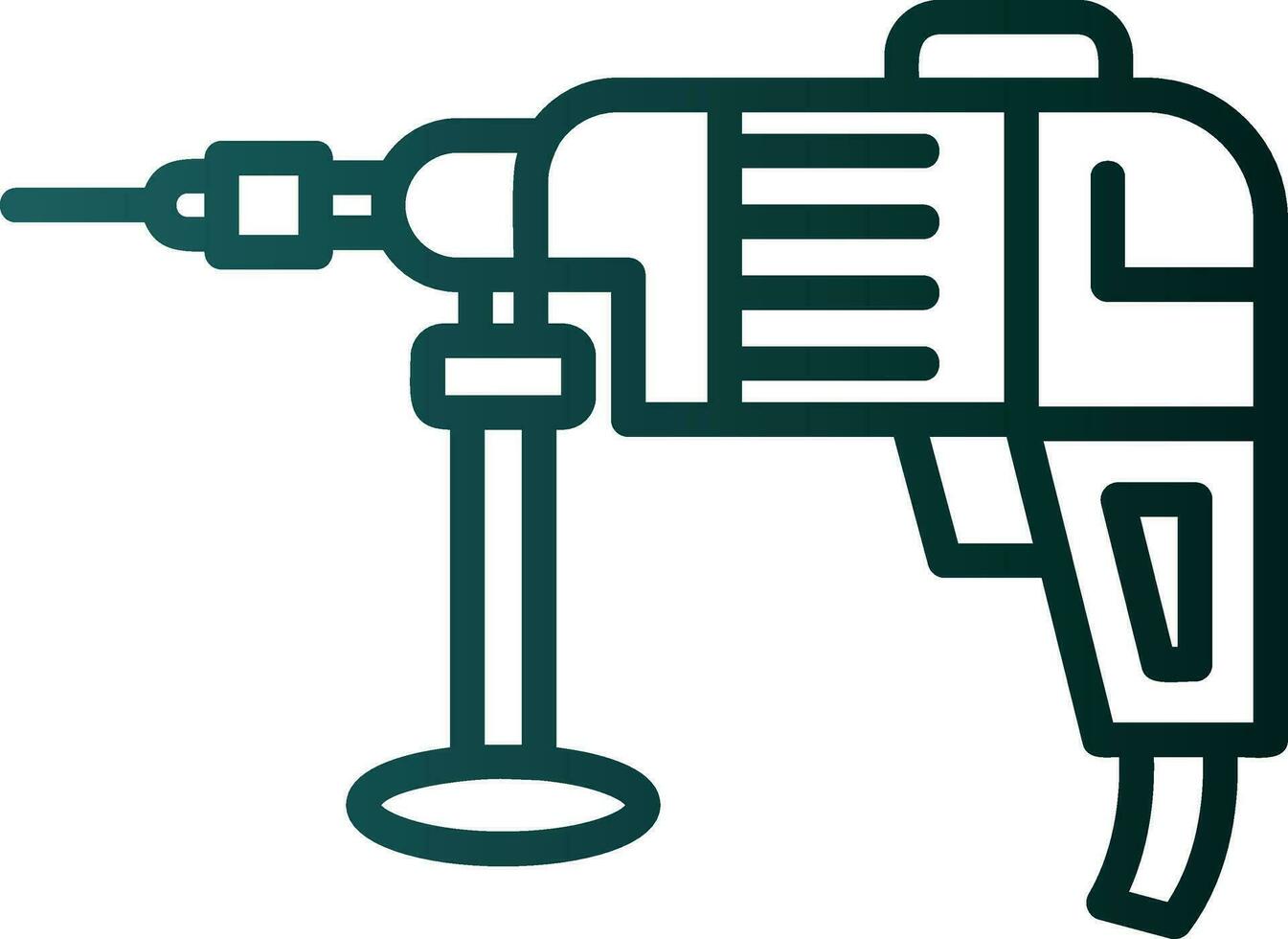 Drilling machine Vector Icon Design