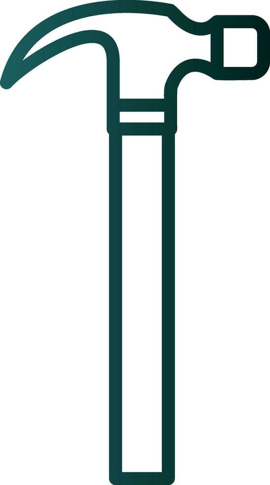 Hammer Vector Icon Design