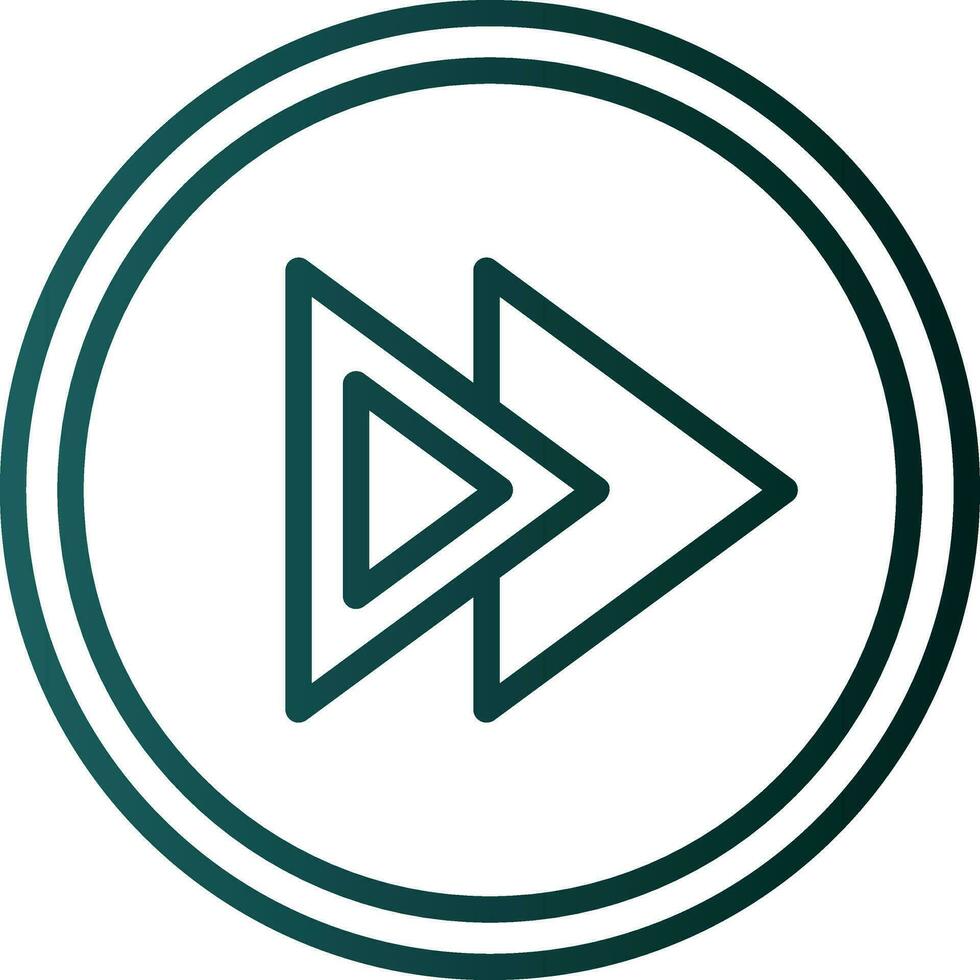 Fast Forward Vector Icon Design