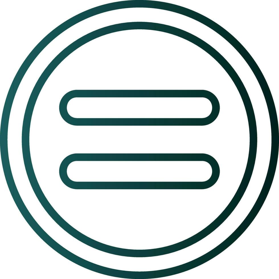 Equal Vector Icon Design