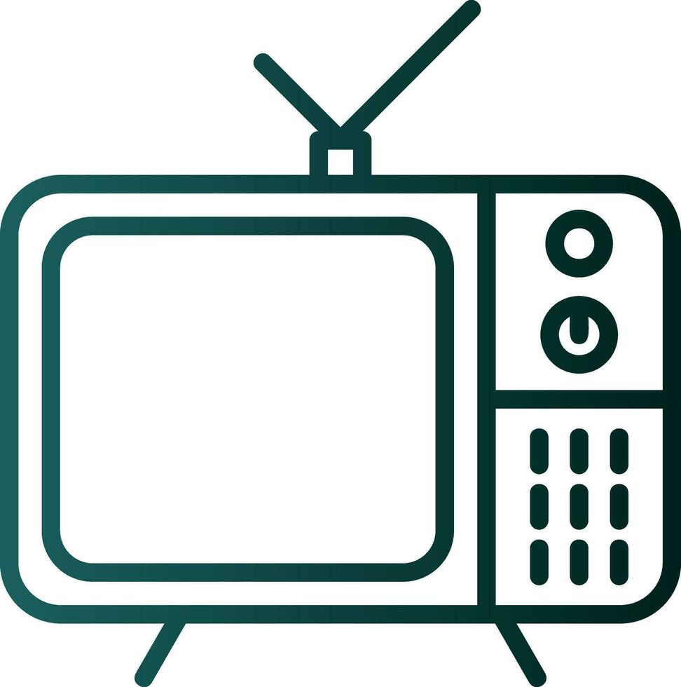 Television Vector Icon Design
