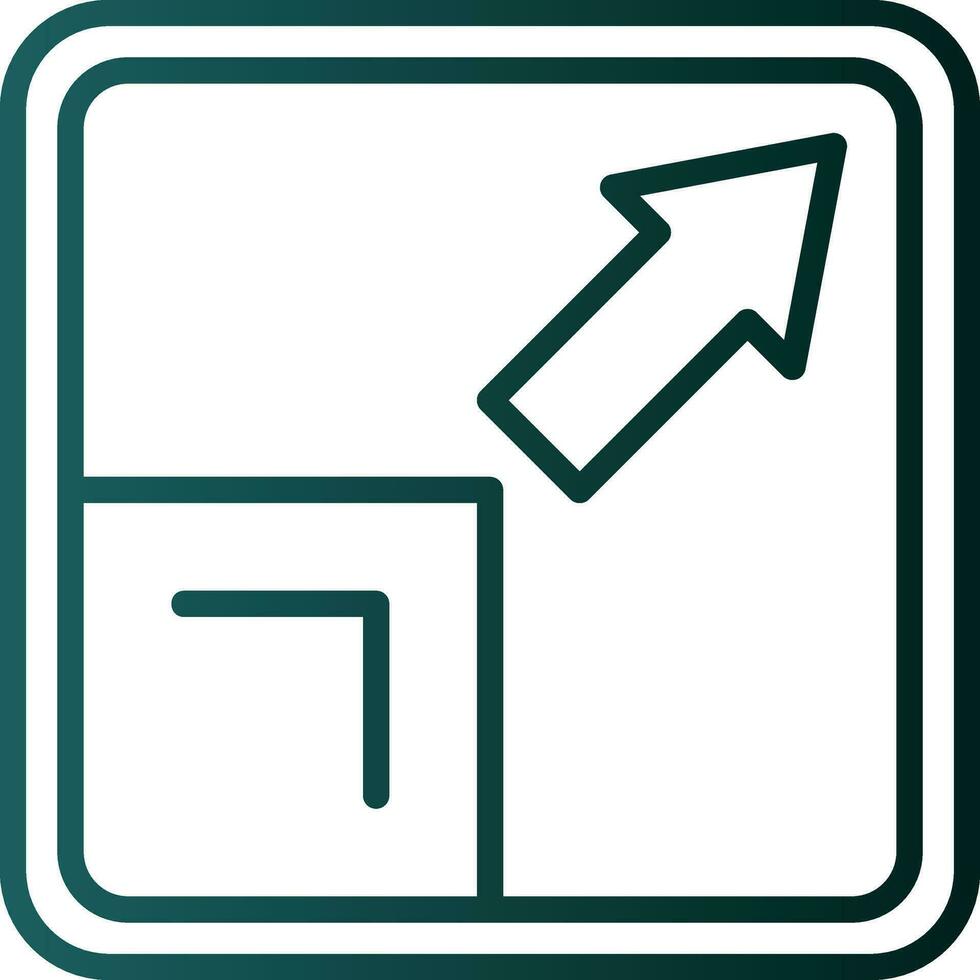 Increase Size Vector Icon Design