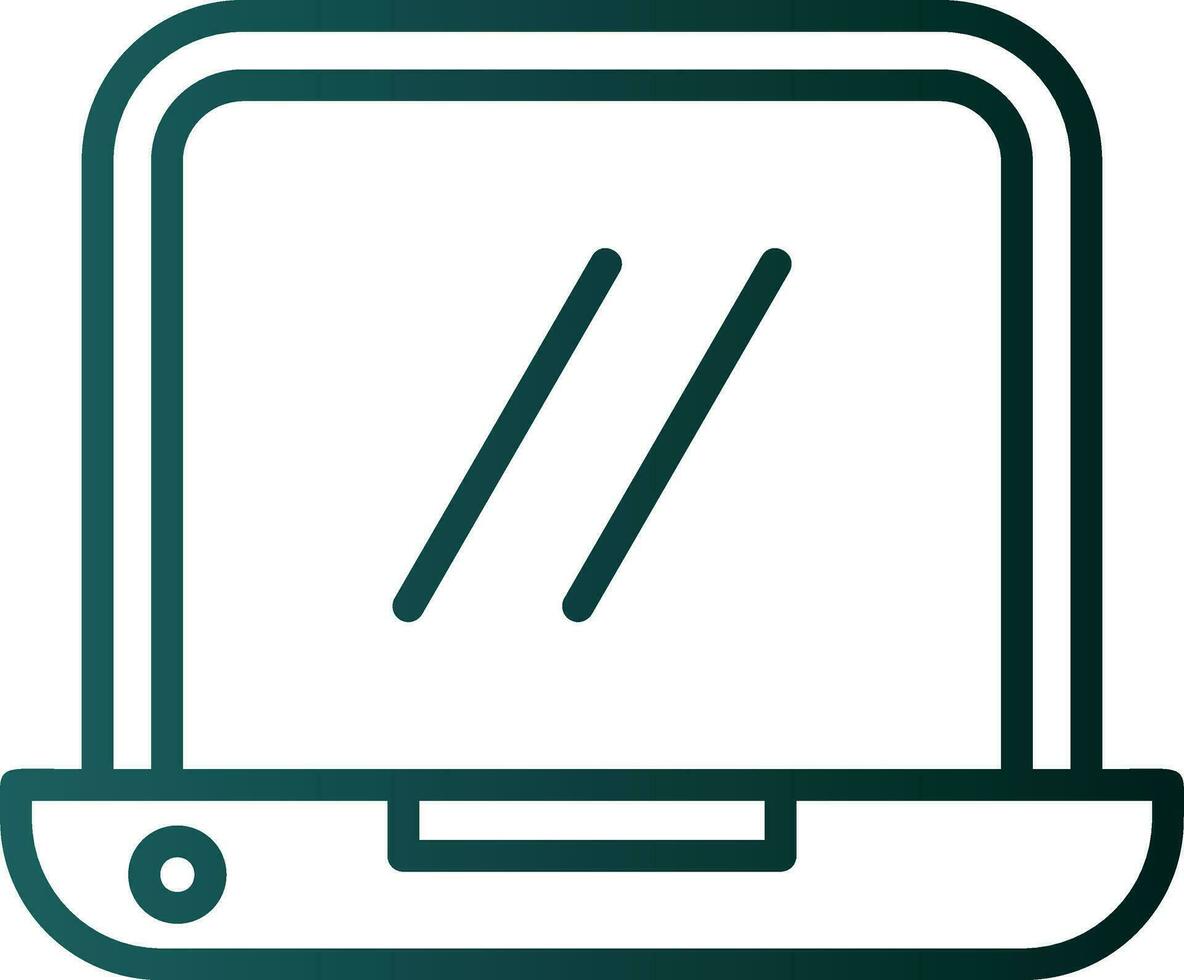 Laptop Vector Icon Design