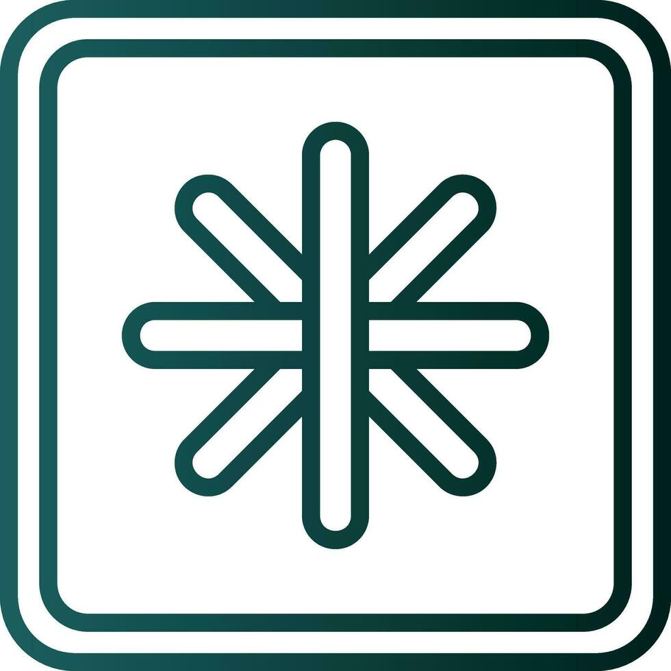Asterisk Vector Icon Design