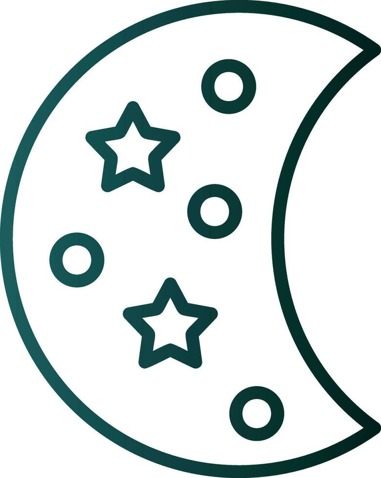 Moon Phase Vector Icon Design