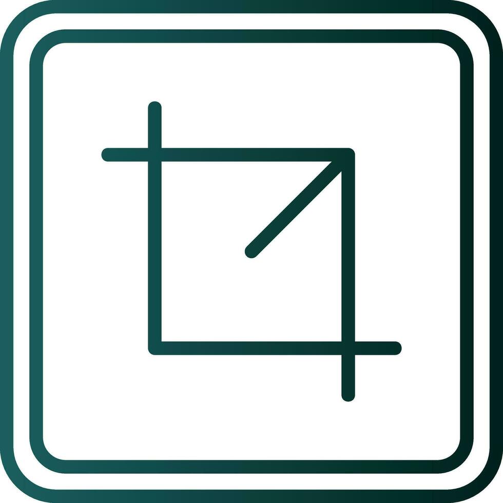 Crop Vector Icon Design