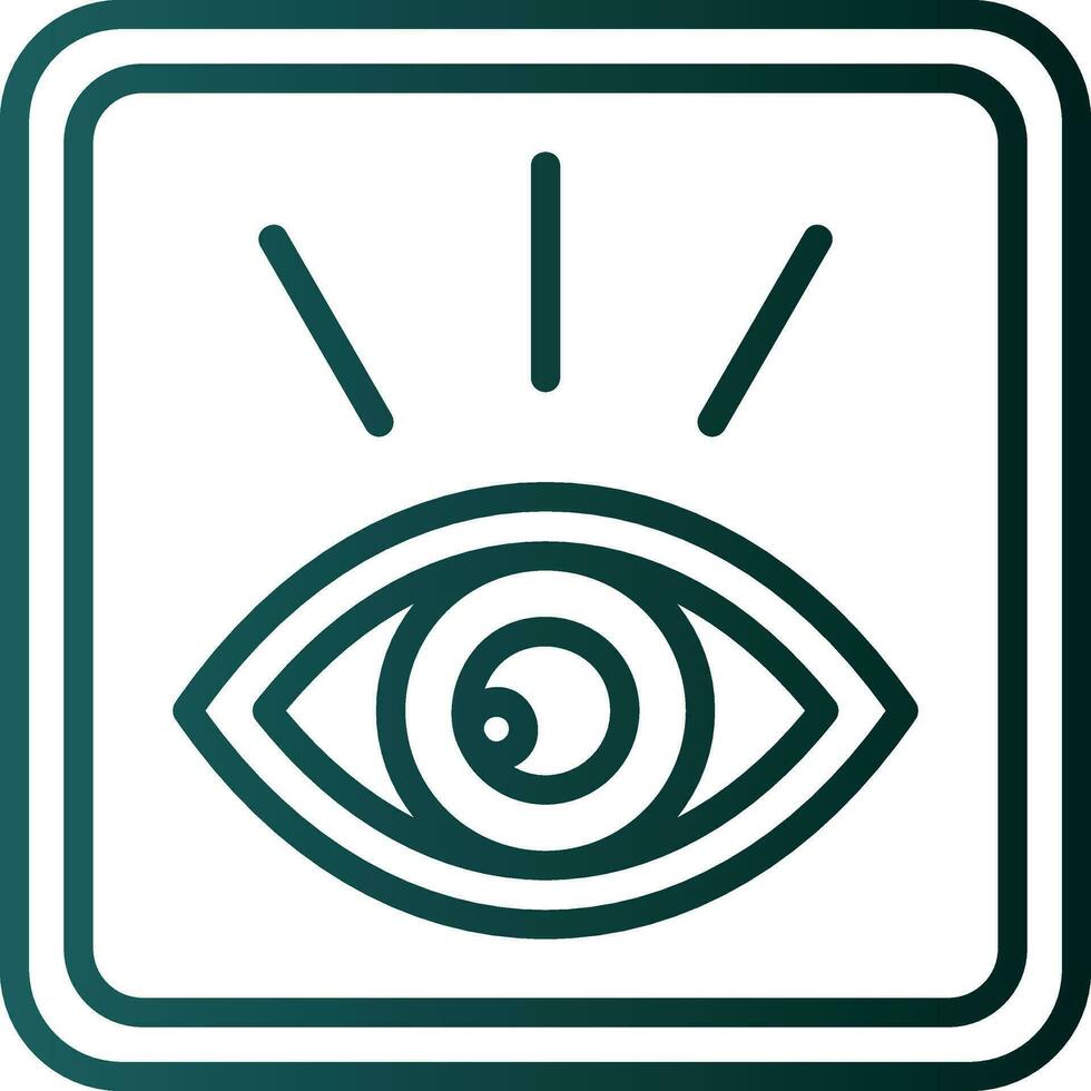 Eye Open Vector Icon Design