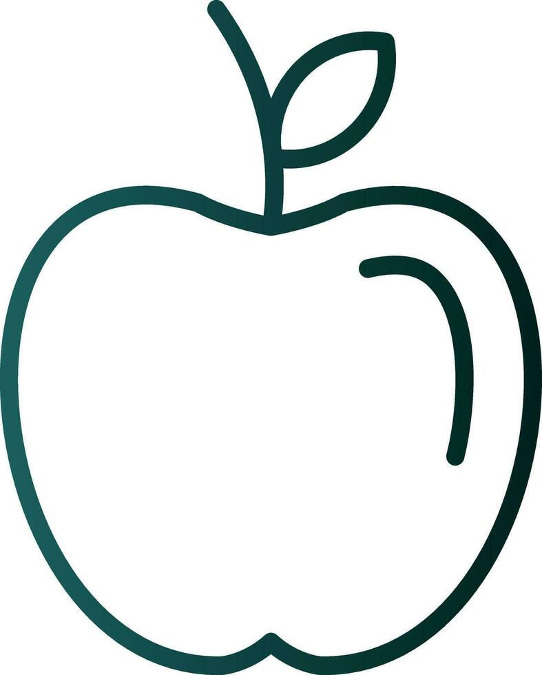 Apple fruit Vector Icon Design