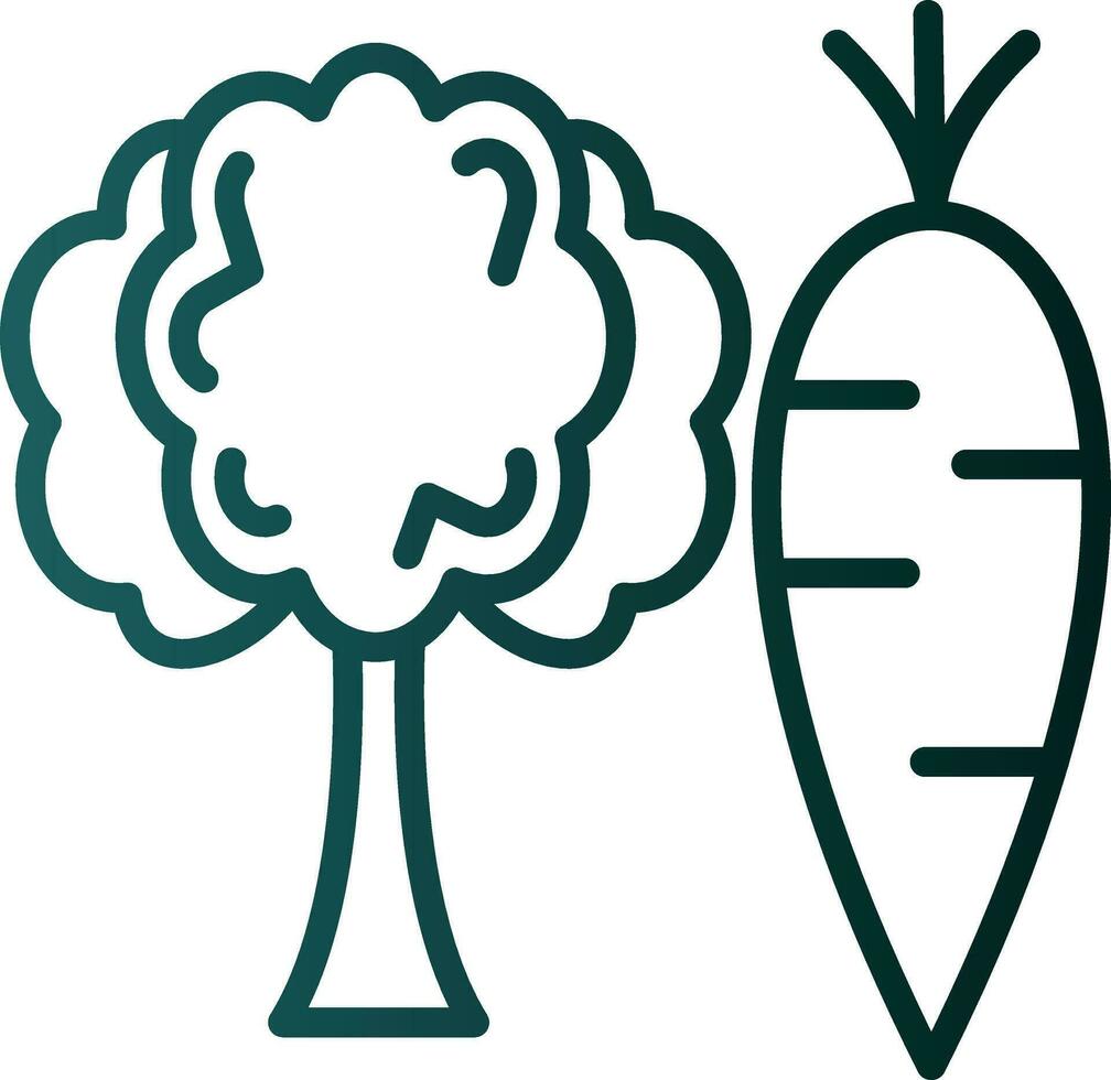 Vegetable Vector Icon Design