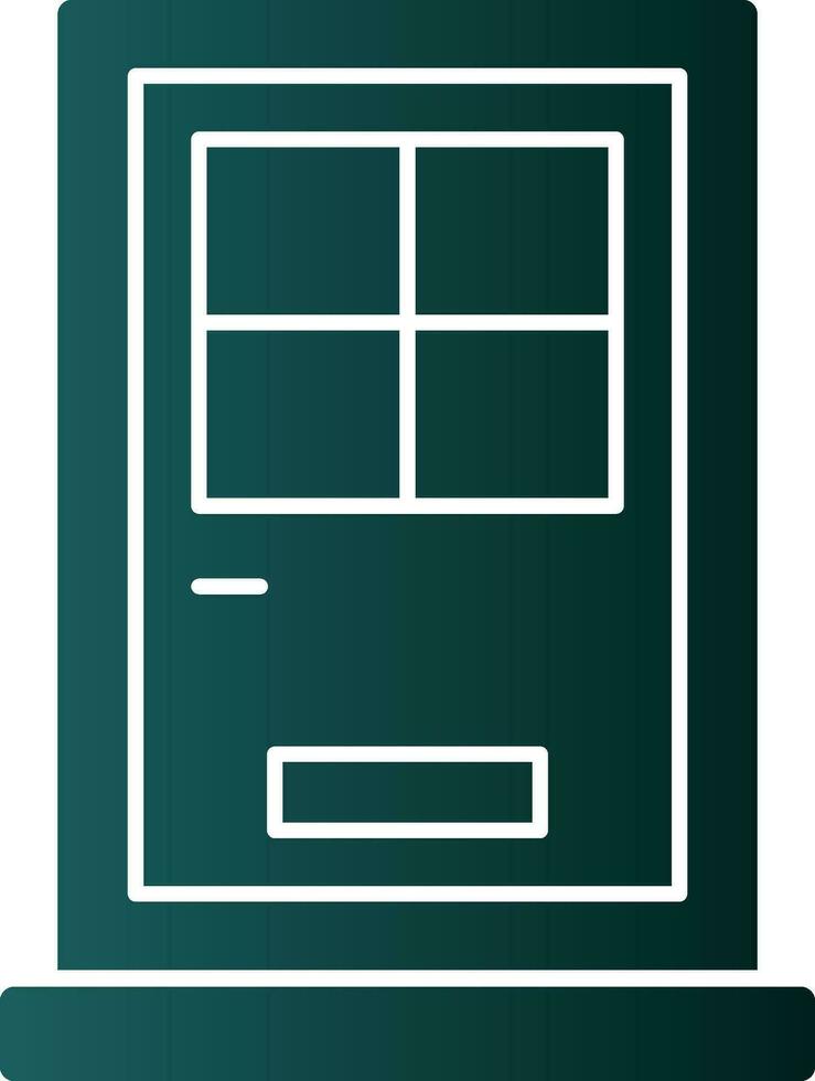 Front Door Vector Icon Design
