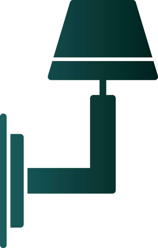 Wall Light Vector Icon Design
