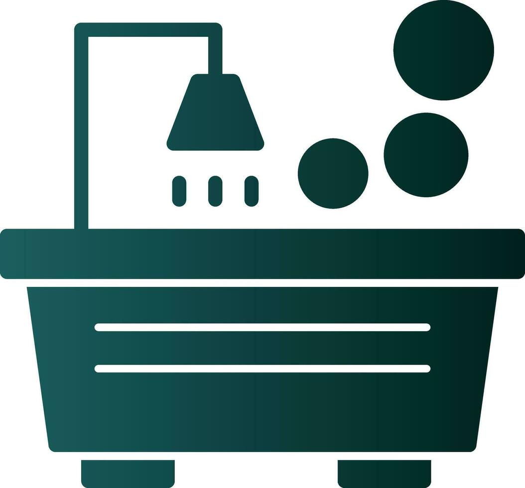 Tub Vector Icon Design