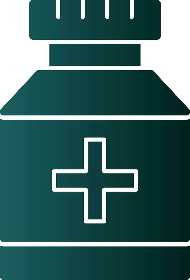 Pill jar Vector Icon Design