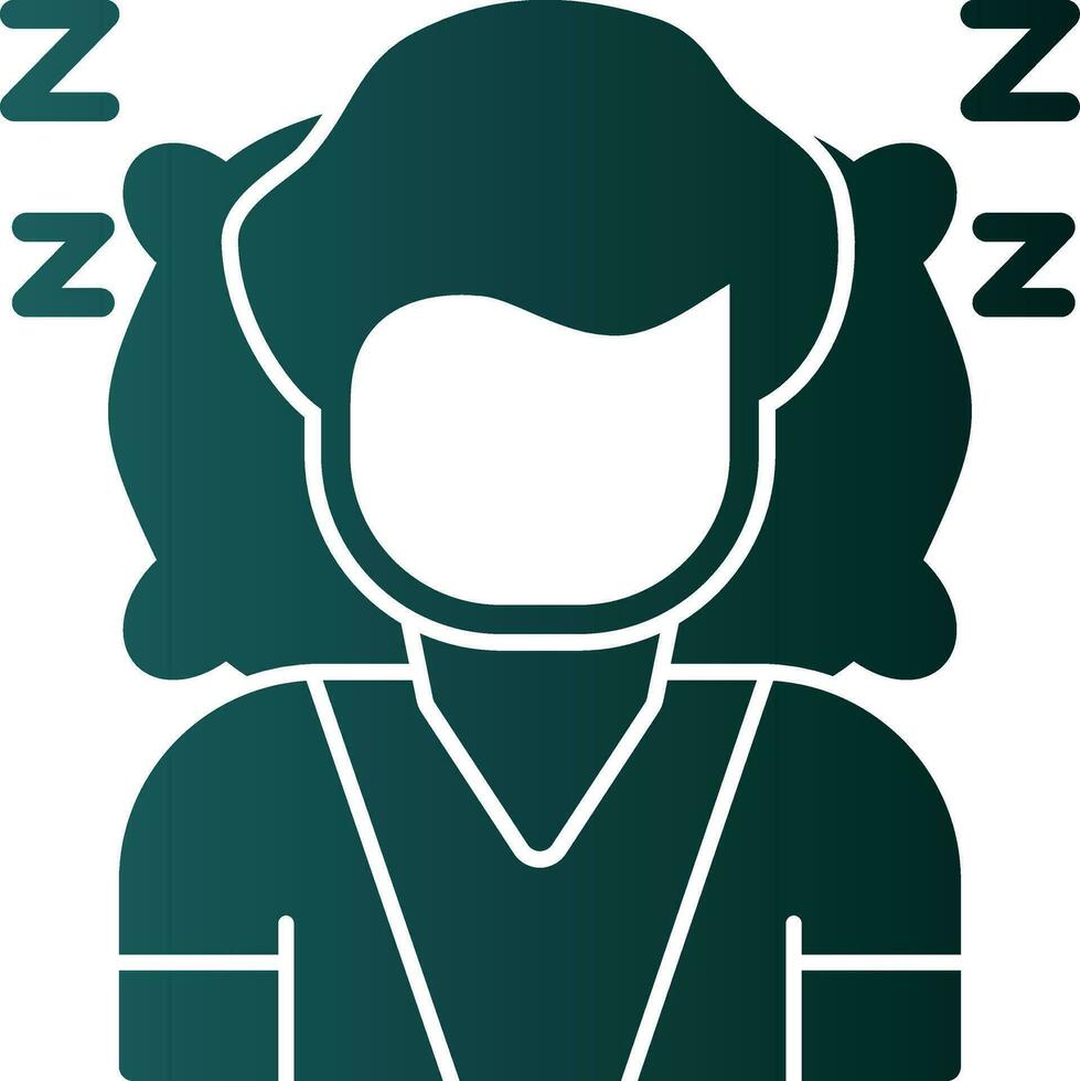 Sleeping Vector Icon Design