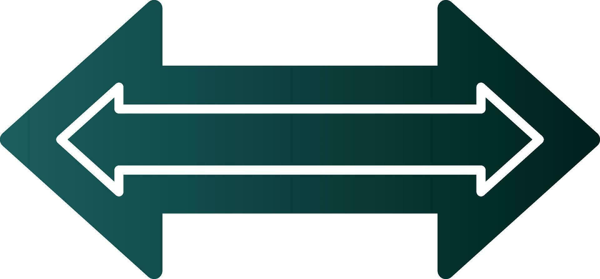 Double arrow Vector Icon Design