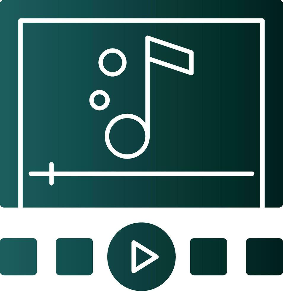 Music player Vector Icon Design