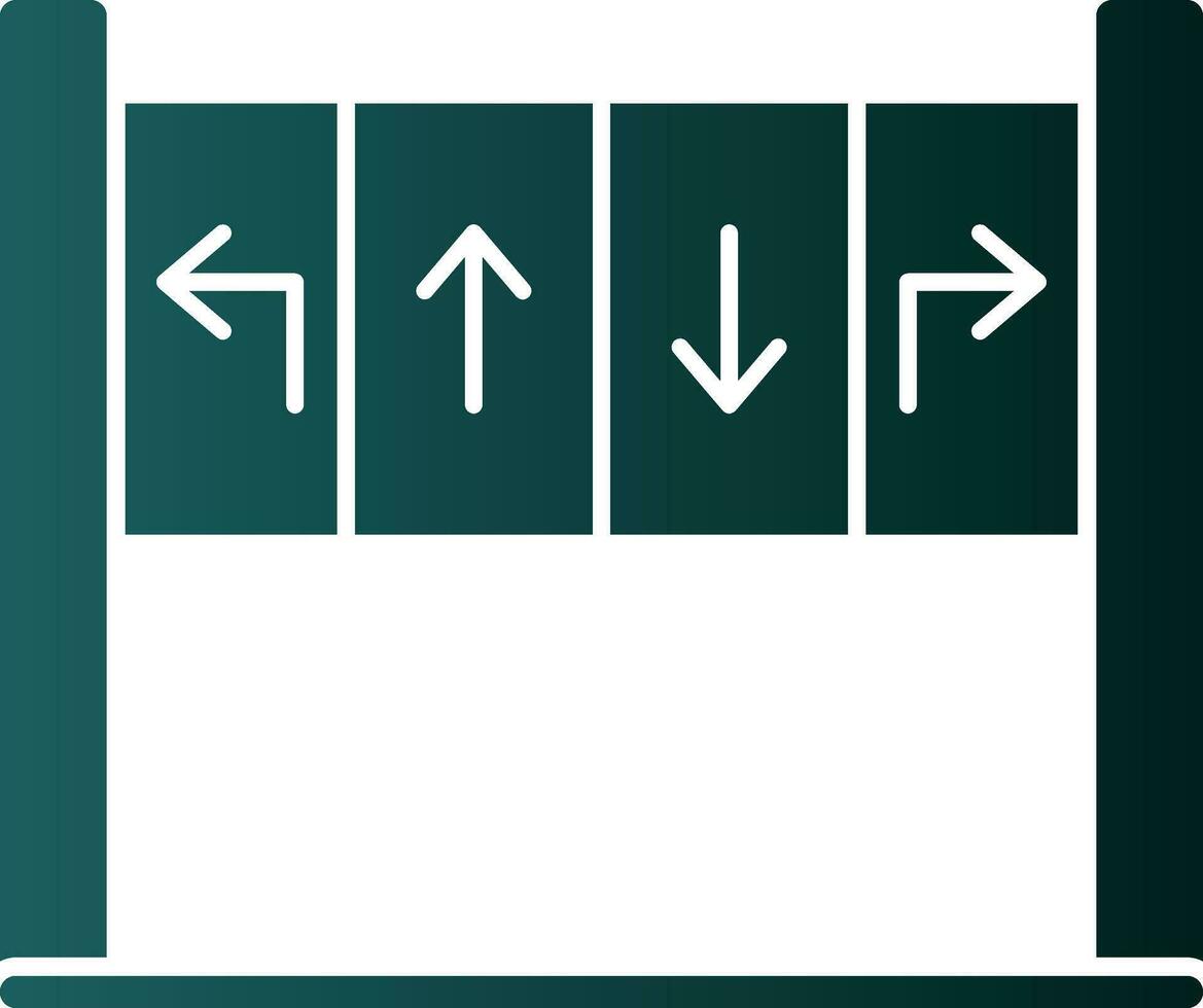 Road panel Vector Icon Design
