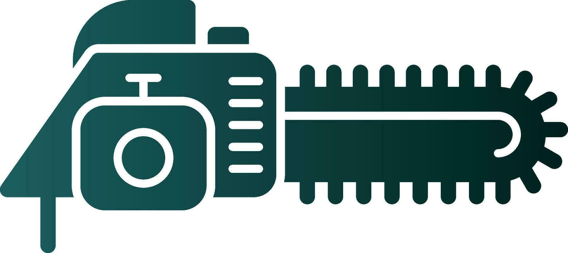 Chain saw Vector Icon Design