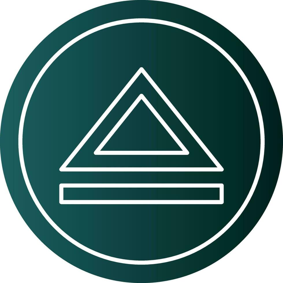 Eject Vector Icon Design