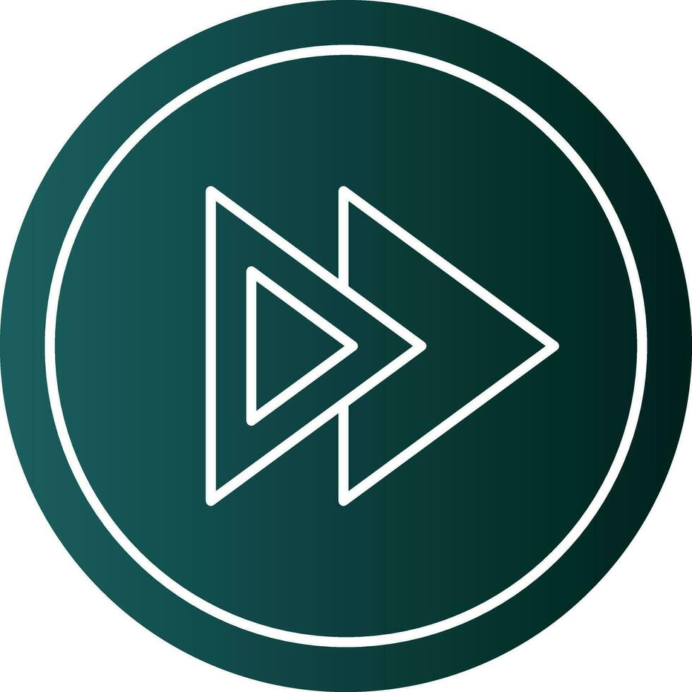 Fast Forward Vector Icon Design