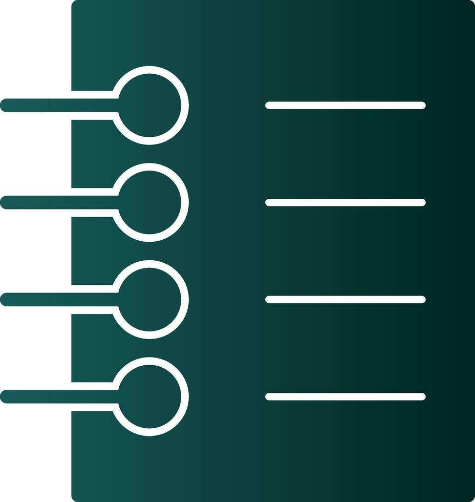 Notebook Vector Icon Design