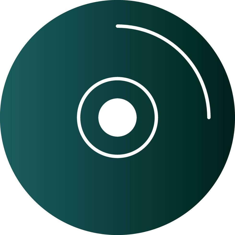 Compact Disc Vector Icon Design