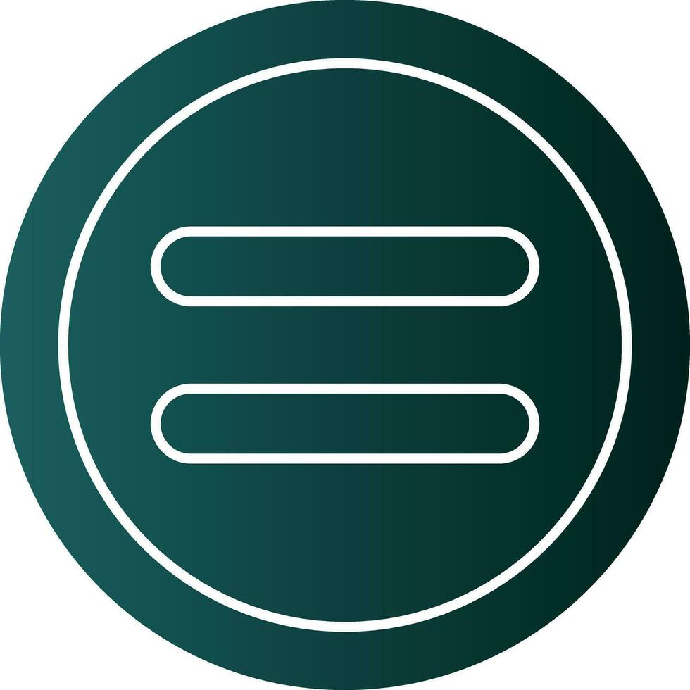 Equal Vector Icon Design