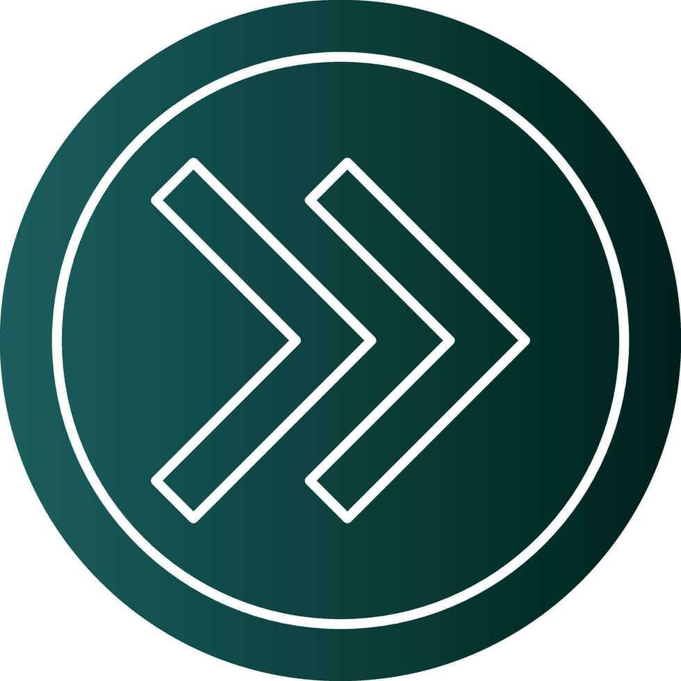 Right Chevron Vector Icon Design