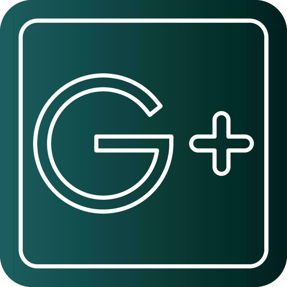 Google Plus Vector Icon Design