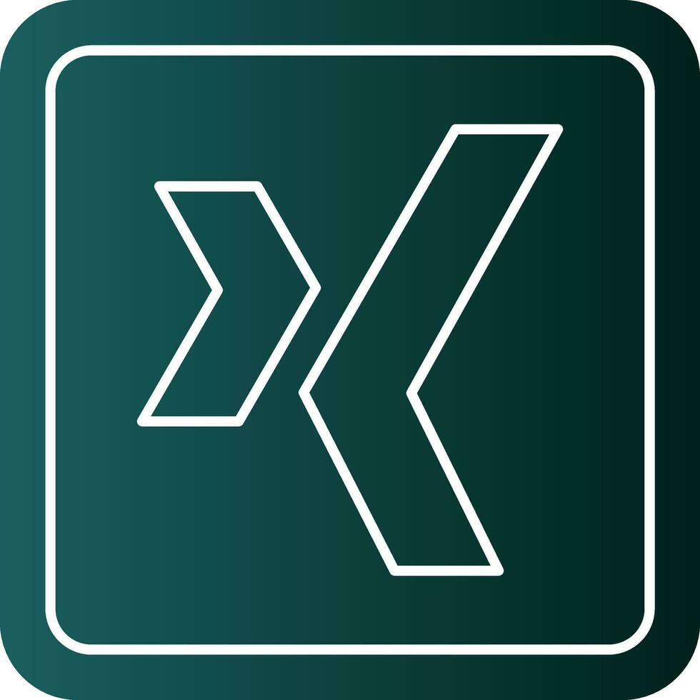 Xing Logo Vector Icon Design