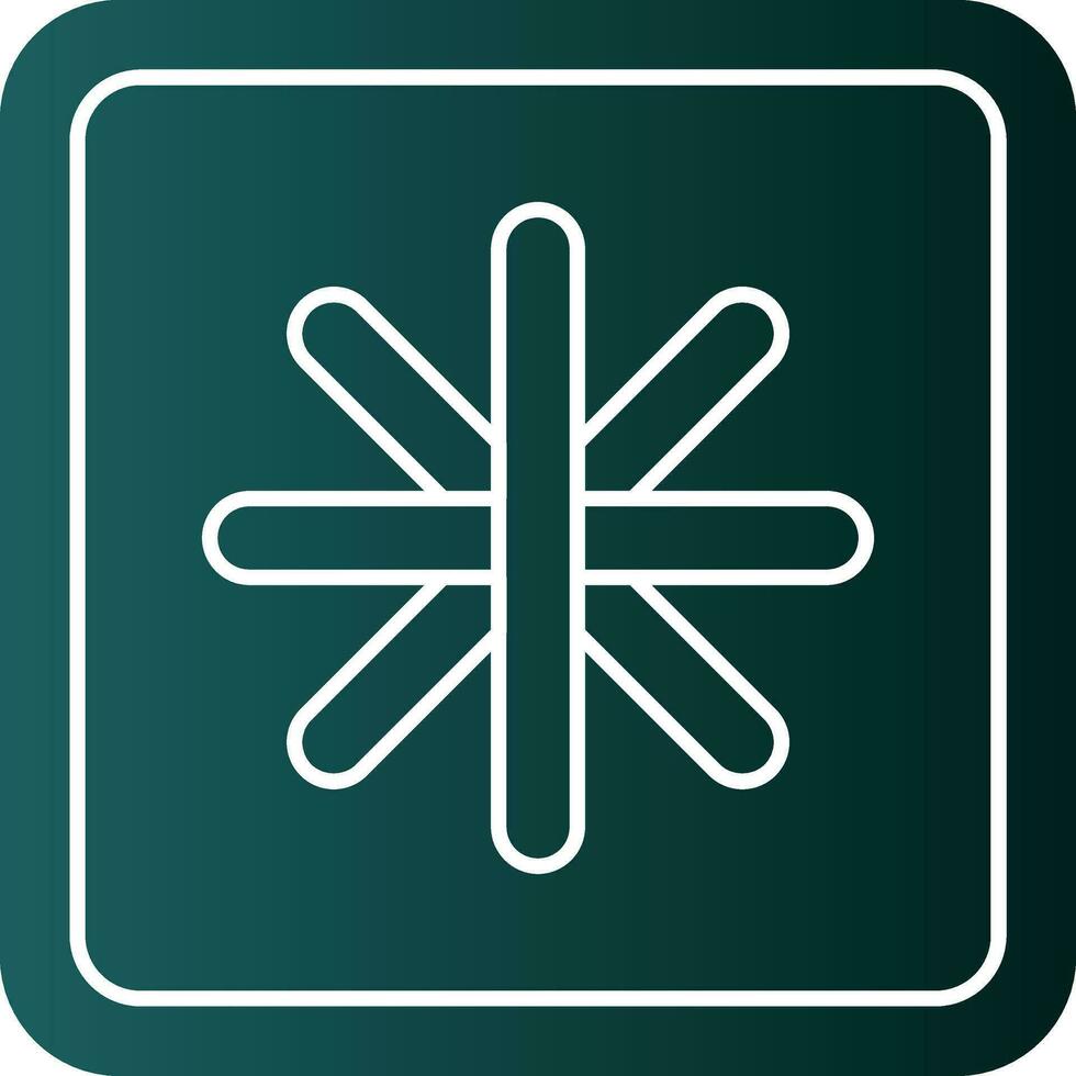 Asterisk Vector Icon Design