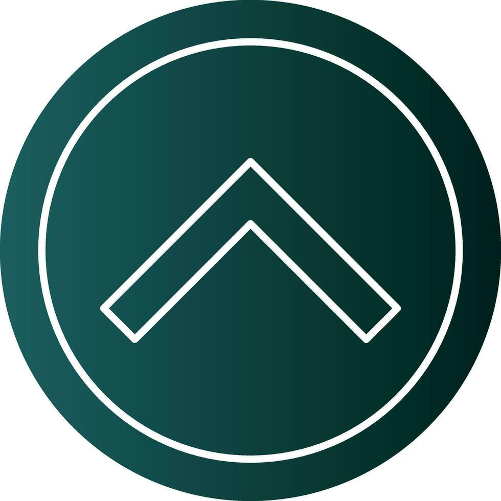 Chevron Up Vector Icon Design