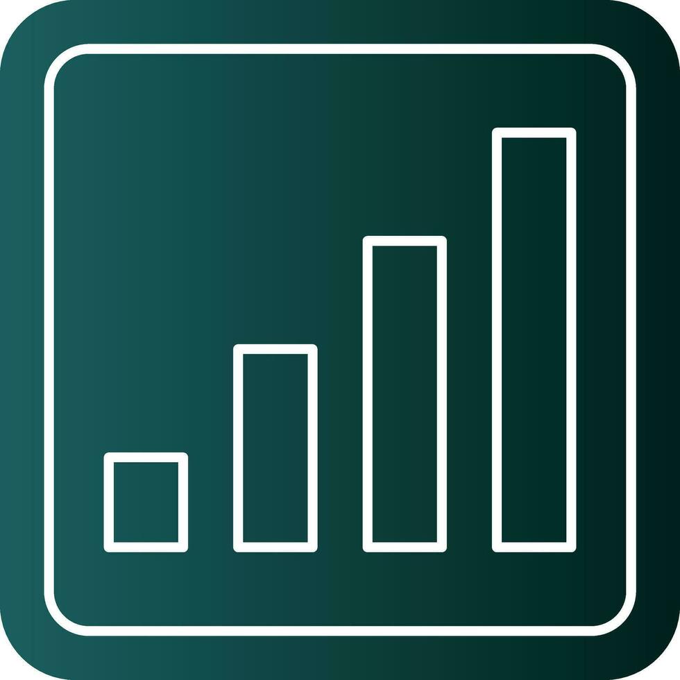 Signal Bars Vector Icon Design