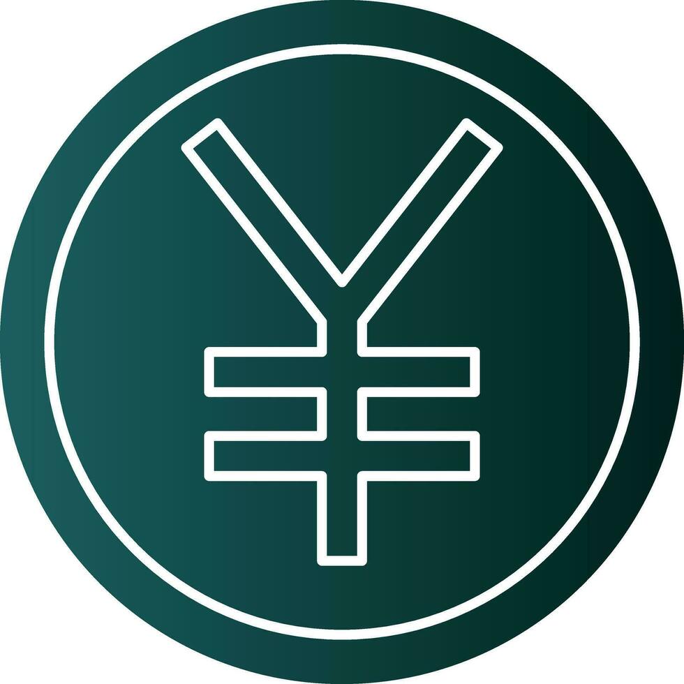 Yen Vector Icon Design