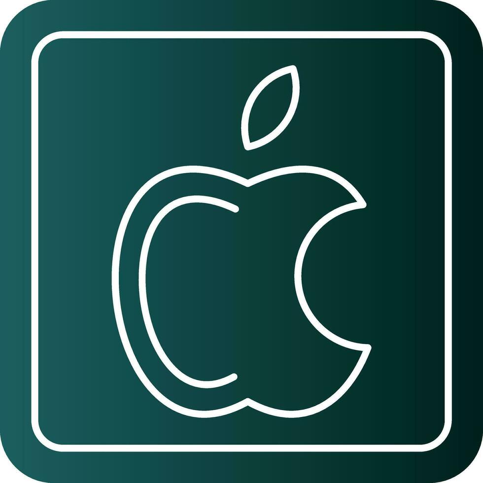 Apple Logo Vector Icon Design